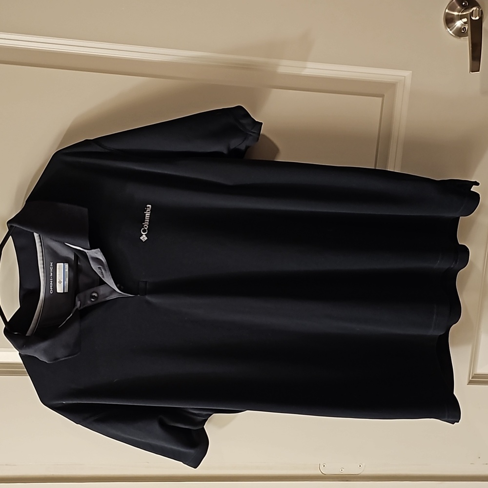 XL Black Columbia Omni Wick Columbia Polo